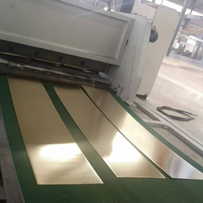 El metal de bronce decorativo puro C12000 99,99% cubre la placa de cobre fina